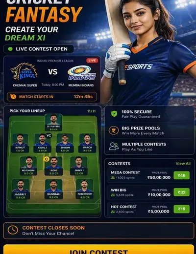 Lapk (Lapk) fantasy cricket & matchday visual 3
